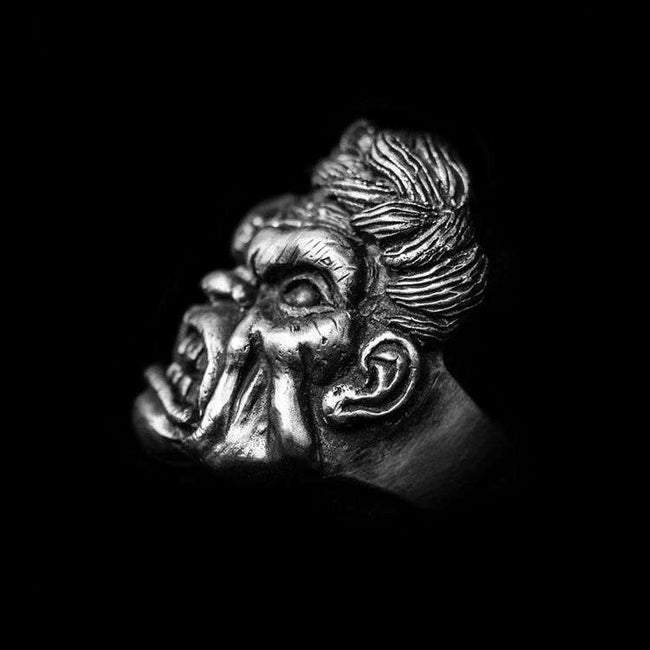 Hulk Ring Sterling Silver Carved Marvel Jewelry | MENSSKULL Main Image