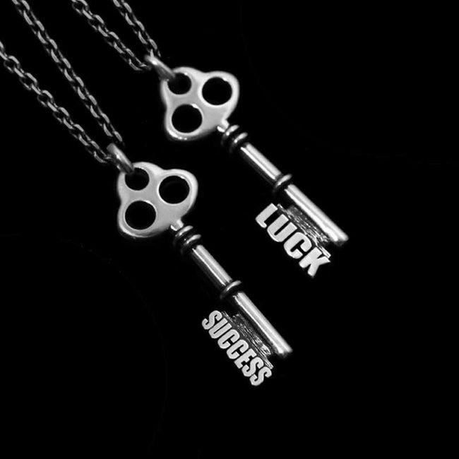 Key Letter Necklace & Name Necklace | Customize your own personalized key necklace Hover Image