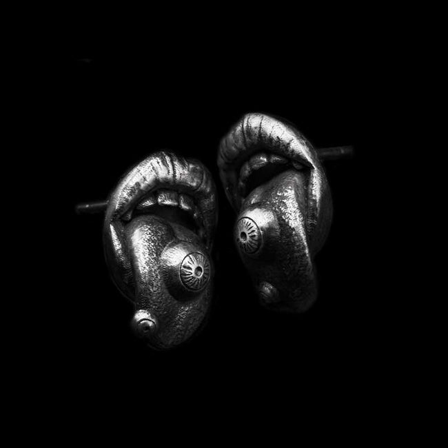 Tongue Earrings - Volumes about your creativity and fearless spirit Main Image