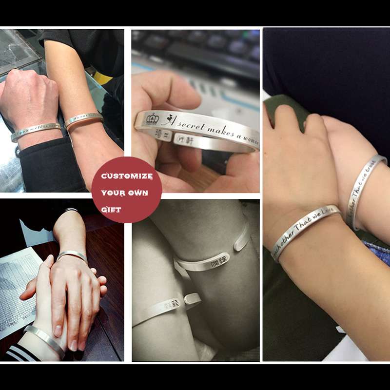 Custom content 999 sterling silver handmade bracelet