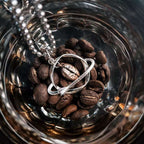 Coffee Planet Pendant Necklace | Customize Personalized Coffee Necklace
