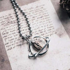 Coffee Planet Pendant Necklace | Customize Personalized Coffee Necklace