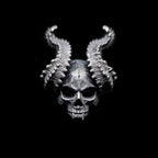 Chunky Silver Skull Ring A Symbol of Confidence and Dominance