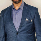 Crocodile Brooch - 925 Silver Handmade Pocket Square Alternative