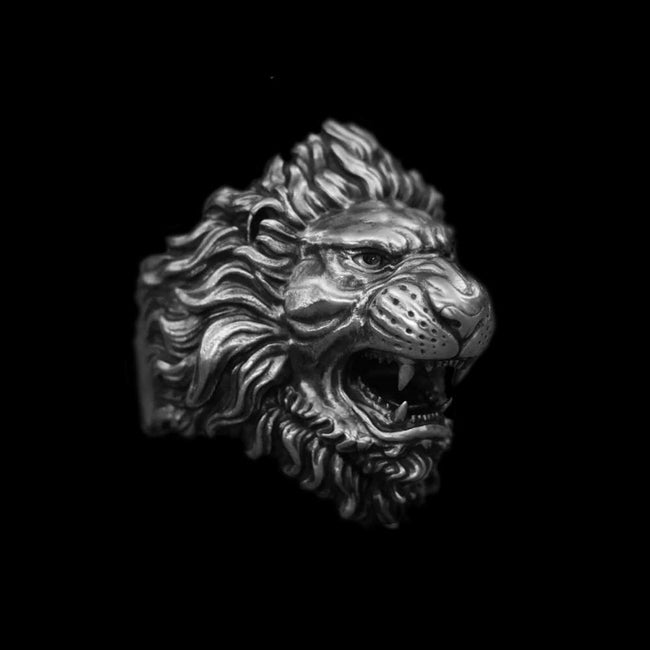 Simba Lion Ring​ | Enchanting Lion Ring a Sterling Silver Treasures Hover Image