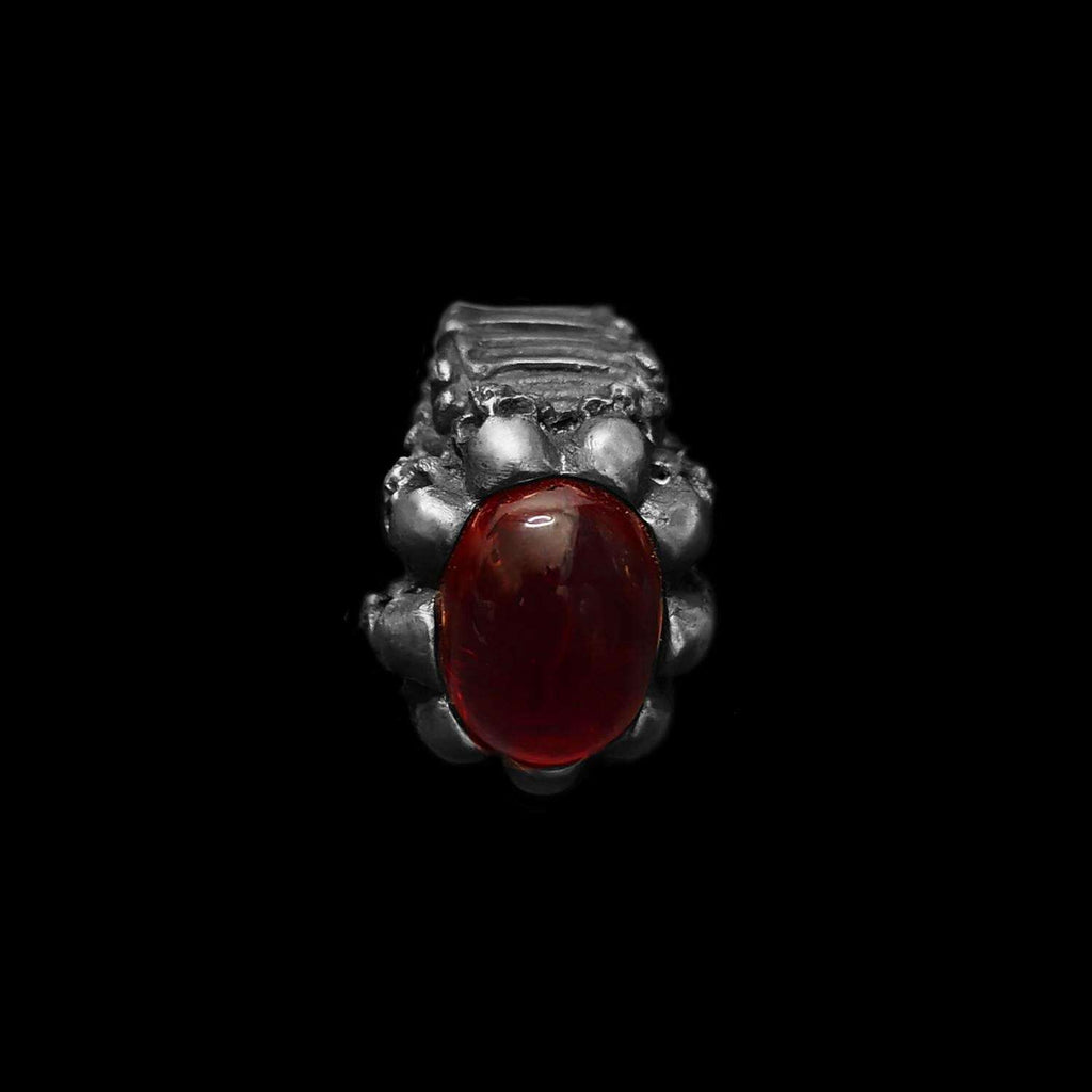 Ruby Skull Ring