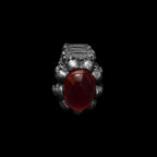 Ruby Skull Ring