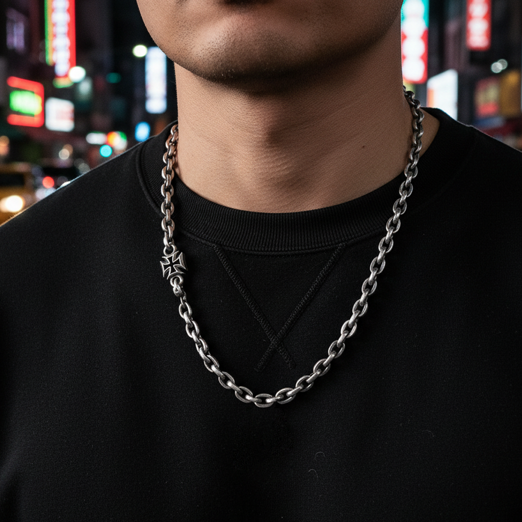 Silver Cross Necklace