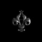 Iris Brooch​ 925 silver Suit pocket decoration badge