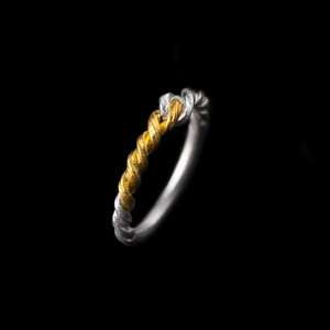 Eternal Bond Couples Promise Rings | 925 Silver & 24K Gold