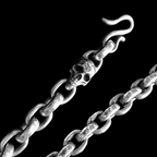 SKULL REIGN S-Buckle Chain Bracelet with Detachable Silver Accents