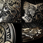 Skull Metal Car Badges | Custom 3D Motorcycle Stickers & Auto Emblems