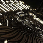 Harley Eagle Motorcycle Emblem - Brass 3D Eagle Badge with 3M Adhesive