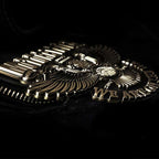 Harley Eagle Motorcycle Emblem - Brass 3D Eagle Badge with 3M Adhesive