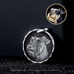 Personalized 925 Silver Photo Coins – Custom Engraved Keepsakes for Loved Ones & Pets
