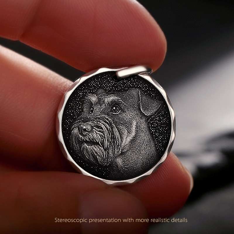 Personalized 925 Silver Photo Coins – Custom Engraved Keepsakes for Loved Ones & Pets