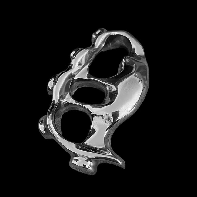 Steel Knuckles - Solid Stainless Tactical Self-Defense Artifacts Hover Image