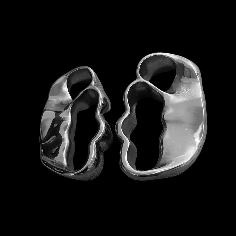 Two Holes Steel Knuckles - Tactical 304SS Defense Artifact