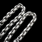 Solid 925 Silver Skull Pants Chain - Heavy 230g Hip Hop Rock