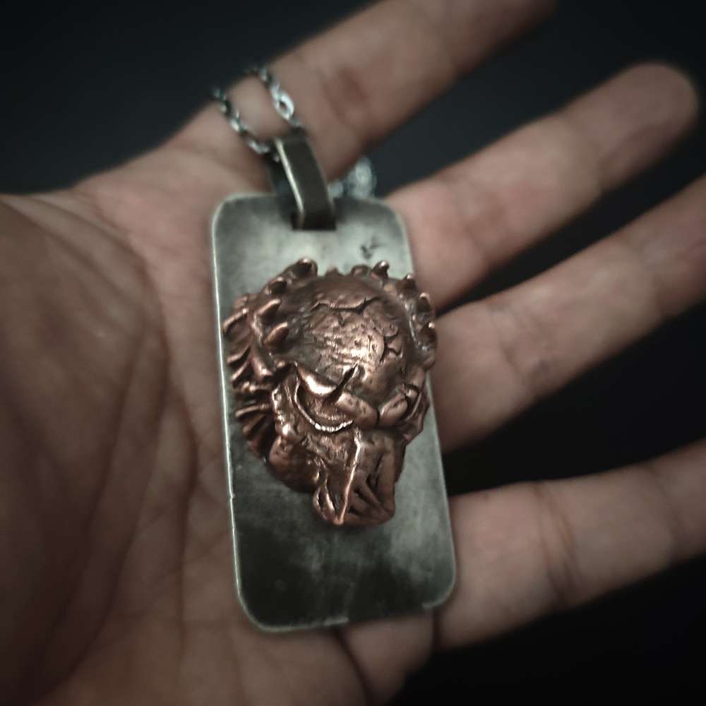 The Predator Pendant – Handmade 925 Silver Dog Tag Necklace