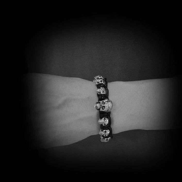 Skull Bracelet Silver Skull Bracelets SSB06