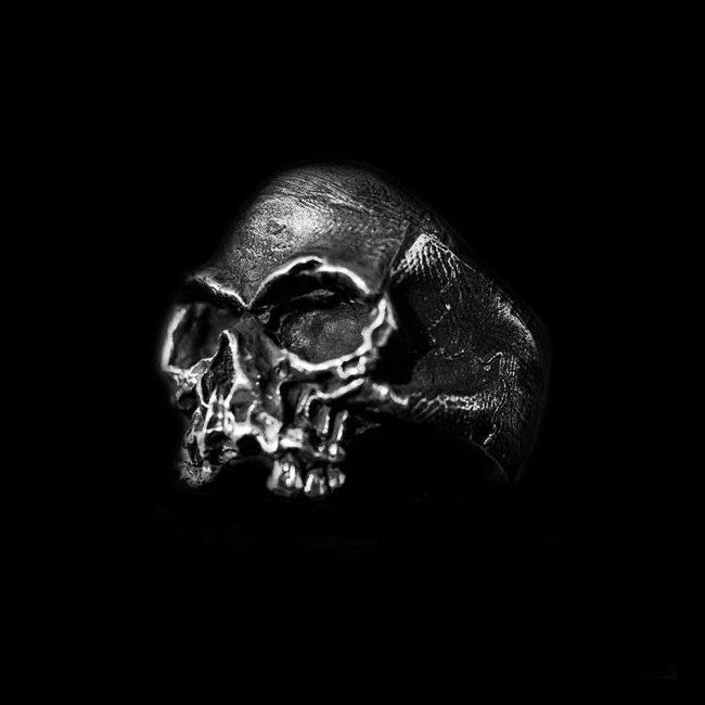 Silver Skull ring 925 Silver Skull Jewelry No jaw Skull rings SSJ04 Main Image