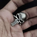 Punisher Ring - 925 Silver Handmade Skull Men's Gift