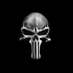Punisher Ring - 925 Silver Handmade Skull Men's Gift