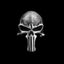 Punisher Ring - 925 Silver Handmade Skull Men's Gift