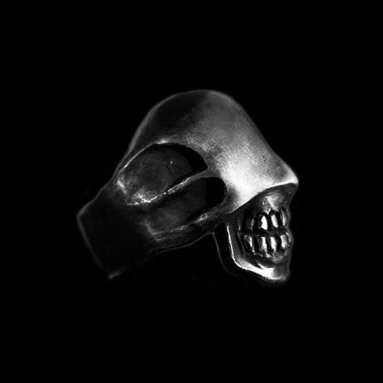 No face mens skull ring  Silver Skull ring SSJ11