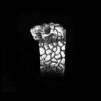 Skull rings Silver Skull mens pinky rings