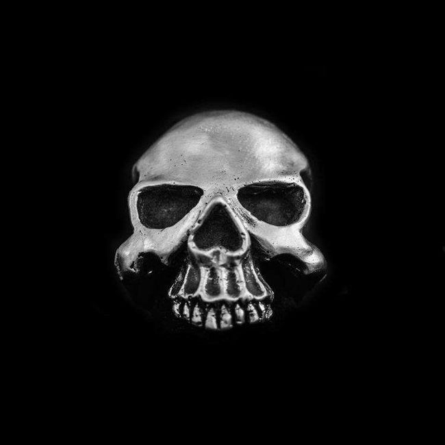 Skull ring 925 Silver No jaw Skull rings SSJ15 Hover Image