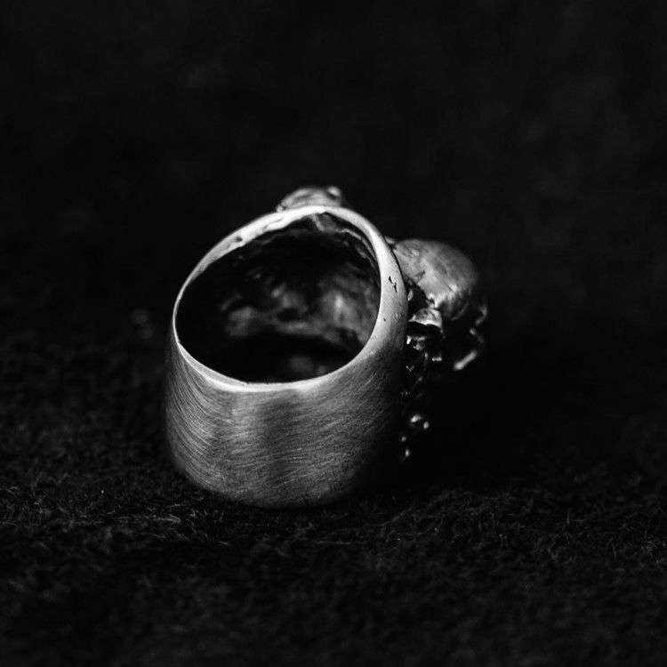 Tear soul Skull Ring Silver Skull ring SSJ25