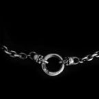 Double Skull Silver Basic Necklace Unveiled Unlock Elegance SSN05