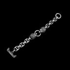 Double head lion Bracelet 925 Sterling Silver lion Bracelets