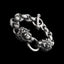 Double head lion Bracelet 925 Sterling Silver lion Bracelets