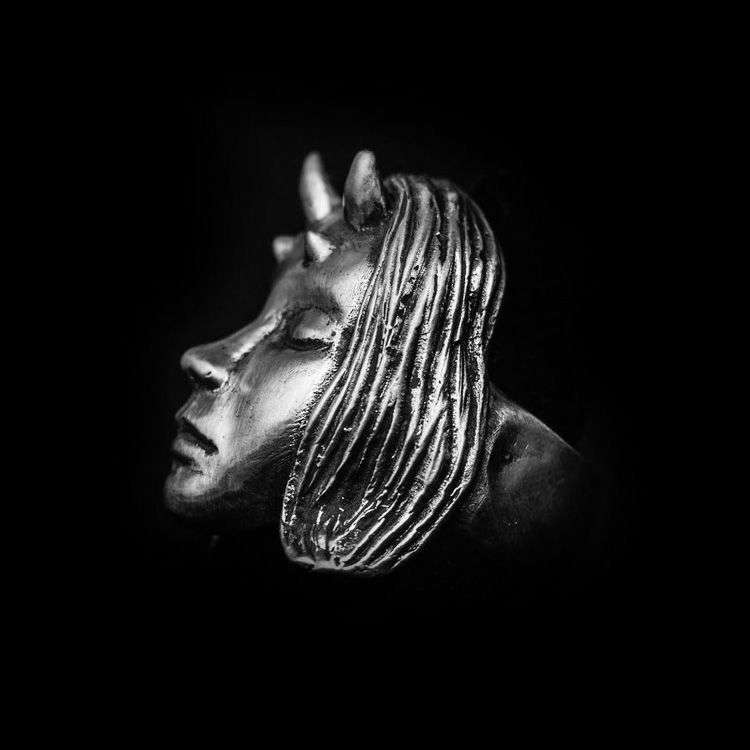 Goddess Ring Skull Jewelry Silver Skull ring 