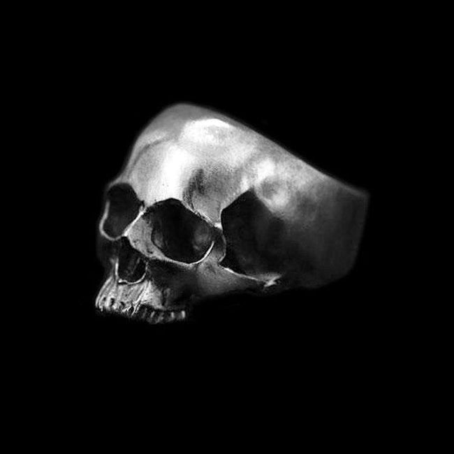 Realism Skull ring 925 silver No jaw Skull ring SSJ52 Main Image