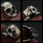 Realism Skull ring 925 silver No jaw Skull ring SSJ52