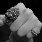 Monkey ring of Angry - Monkey King ring made of 925 sterling silver