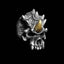 Multi angle skull ring 925 Silver Skull ring SSJ62