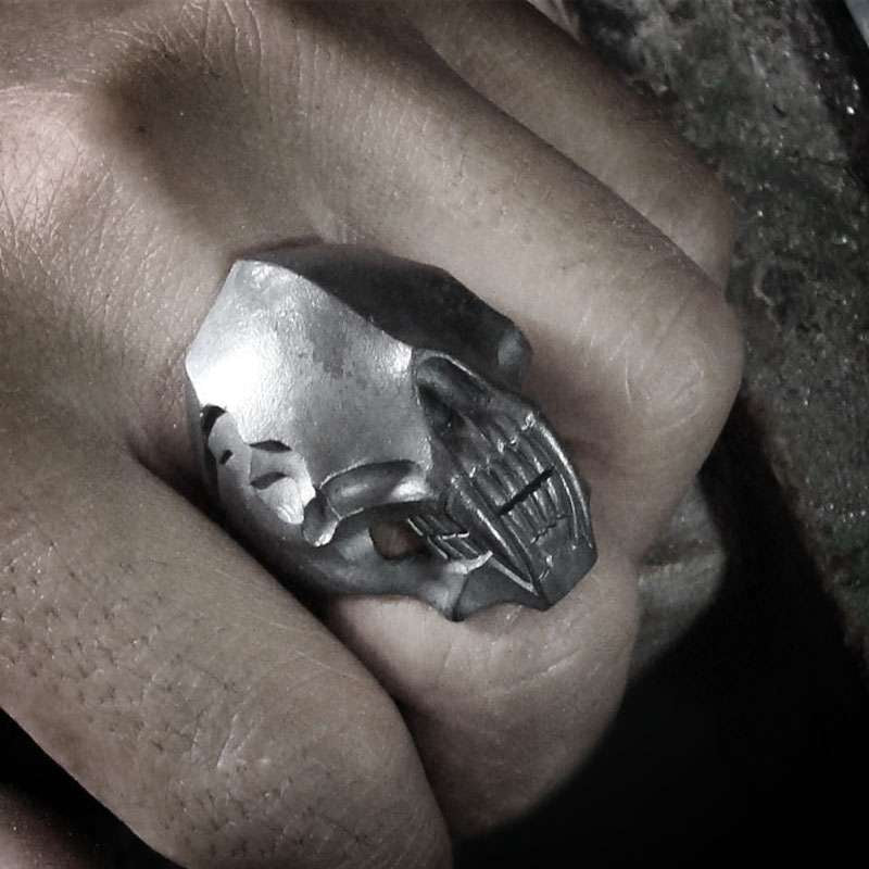 Silver Armor Ring Your Ultimate Style Defender