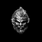 Great Sage Equal to Heaven silver Monkey King Ring 925 silver customize