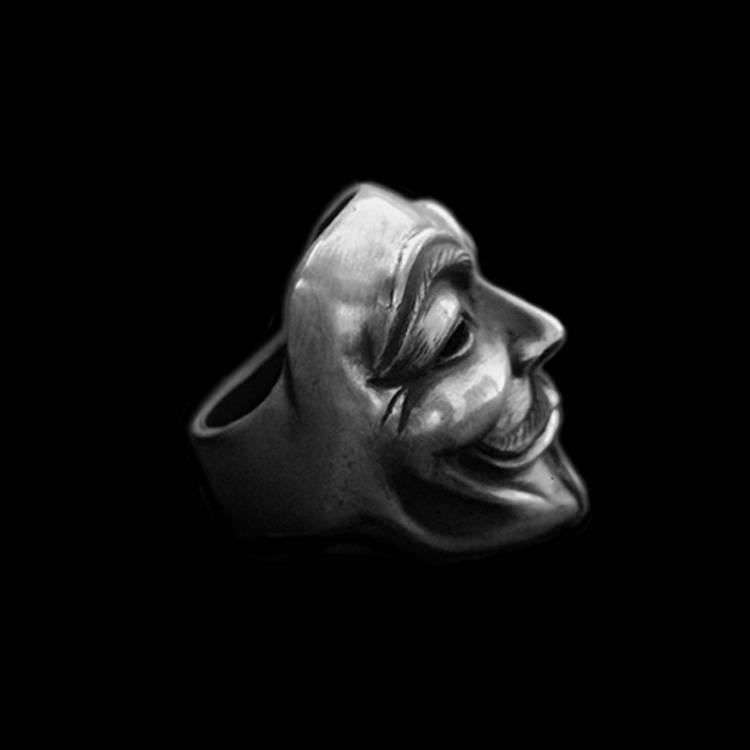 V for Vendetta silver ring Silver Skull ring SSJ114