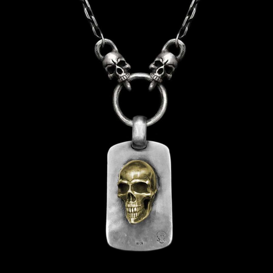 Domineering Skull Necklace Pendant A Perfect Accessory for Tough Guys