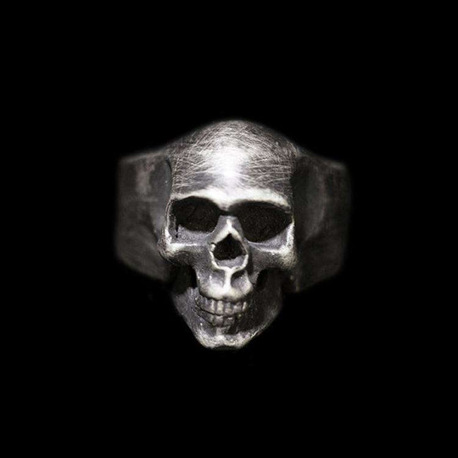 Skull Ring 925 Silver mens Skull jewerly skull ring for men SSJ83 Hover Image