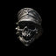 Military Skull Ring - 925 Silver Soldier Memorial Gift