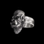 Doom Hammer ring Orgrim ring 925 Silver mens ring Warcraft jewelry