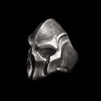 Mask Skull Ring 925 Silver Bold Expression of Attitude and Style
