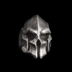 Mask Skull Ring 925 Silver Bold Expression of Attitude and Style